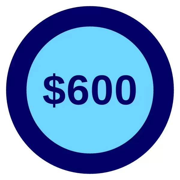 $600 Logo