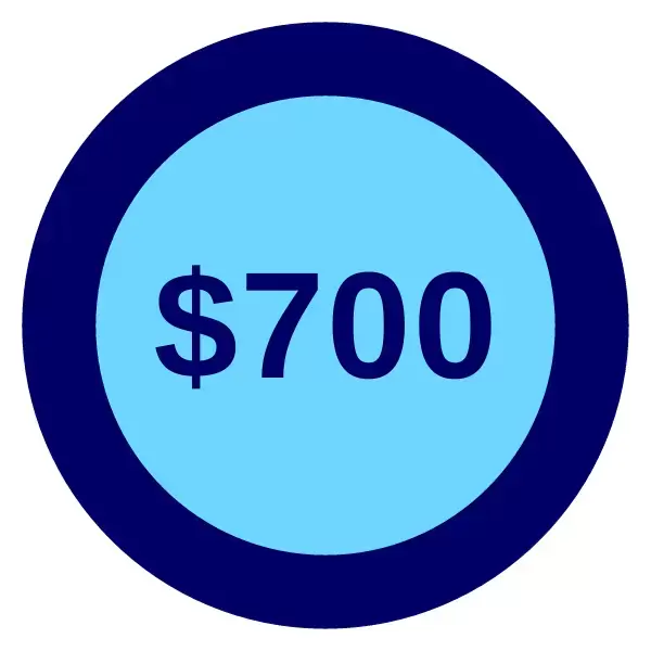 $700 Logo