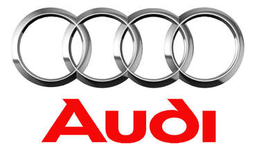 Audi Brand Logo with Four Rings