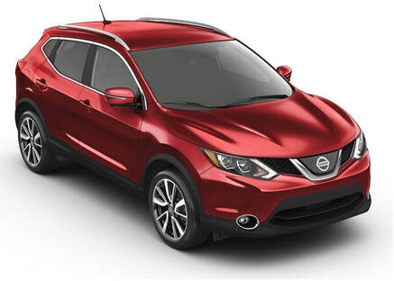 Red Nissan Rogue