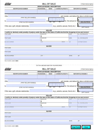 Car Bill of Sale | Printable PDF Template | AS IS Bill of Sale